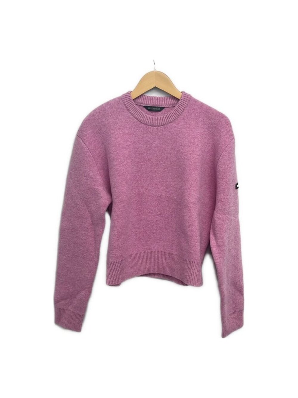 Balenciaga Long Sleeve Sweater L Pink
